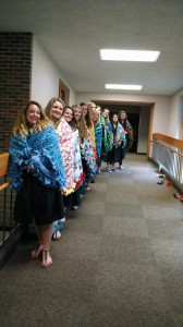 seniors with quilts
